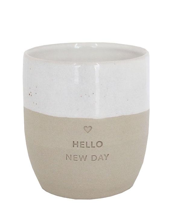 Becher Hello New Day One Size