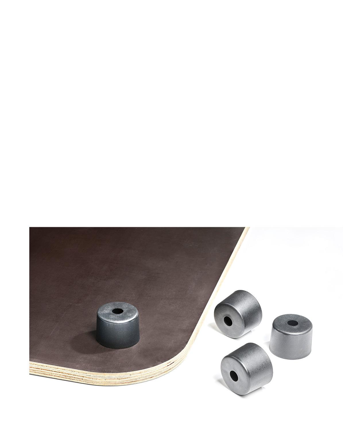 Bodenplatte mit Möbelfüßen für Chaiselongue Modul GROW One Size