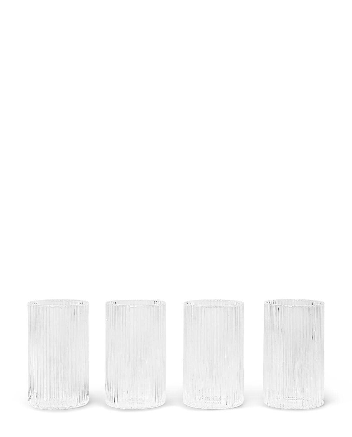 Glas / Deckel Verrine Set Ripple One Size