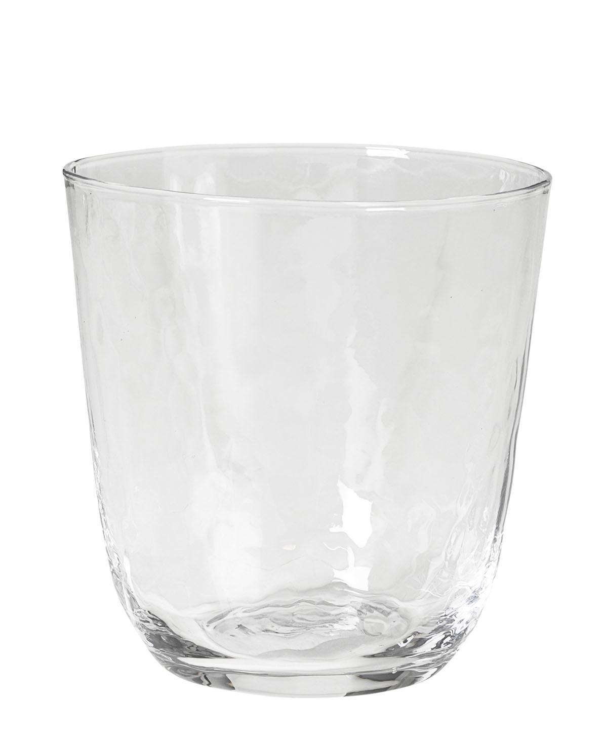 Hammered Trinkglas 9,5 cm H