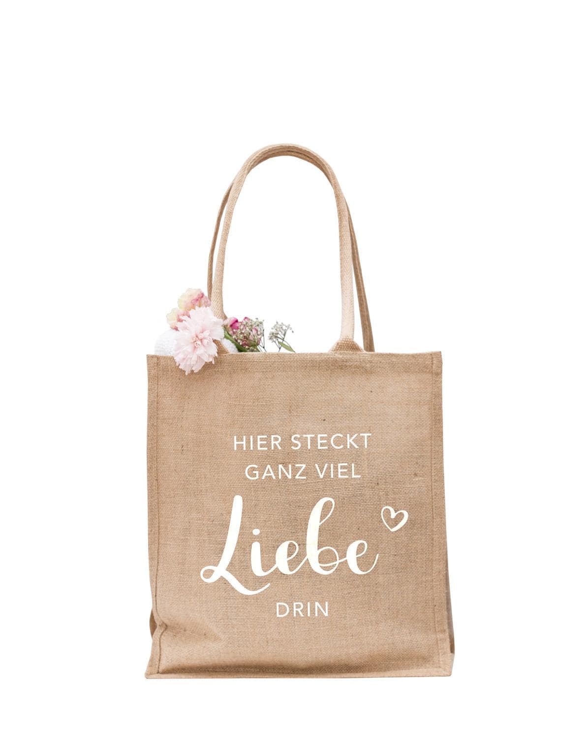 Jute Shopper Liebe One Size