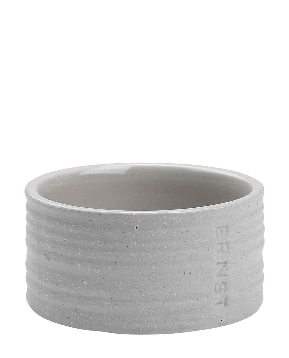 Kerzenhalter stoneware grey 