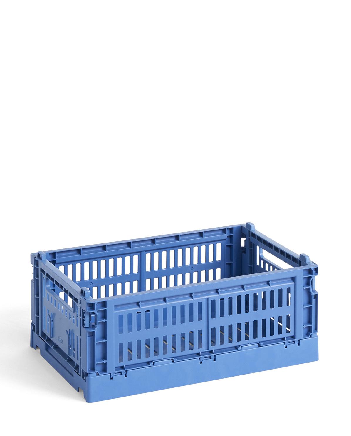 Klappkiste Colour Crate electric blue 26,5 x 17 cm von HAY kaufen