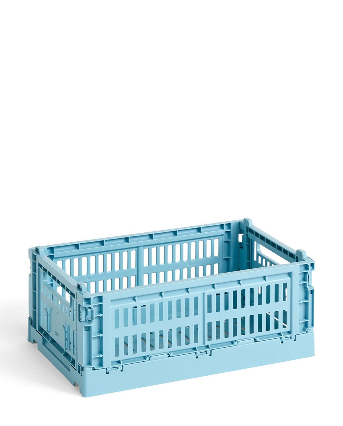 Klappkiste Colour Crate light blue 26,5 x 17 cm von HAY kaufen