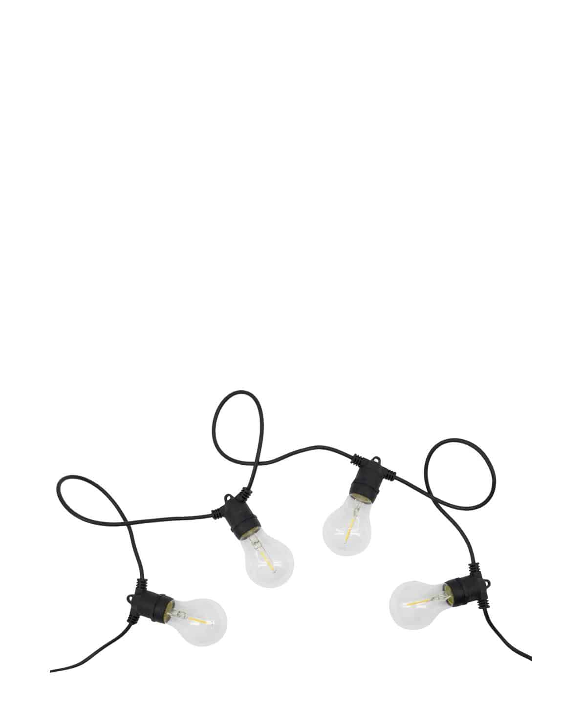 Lichterkette schwarz One Size