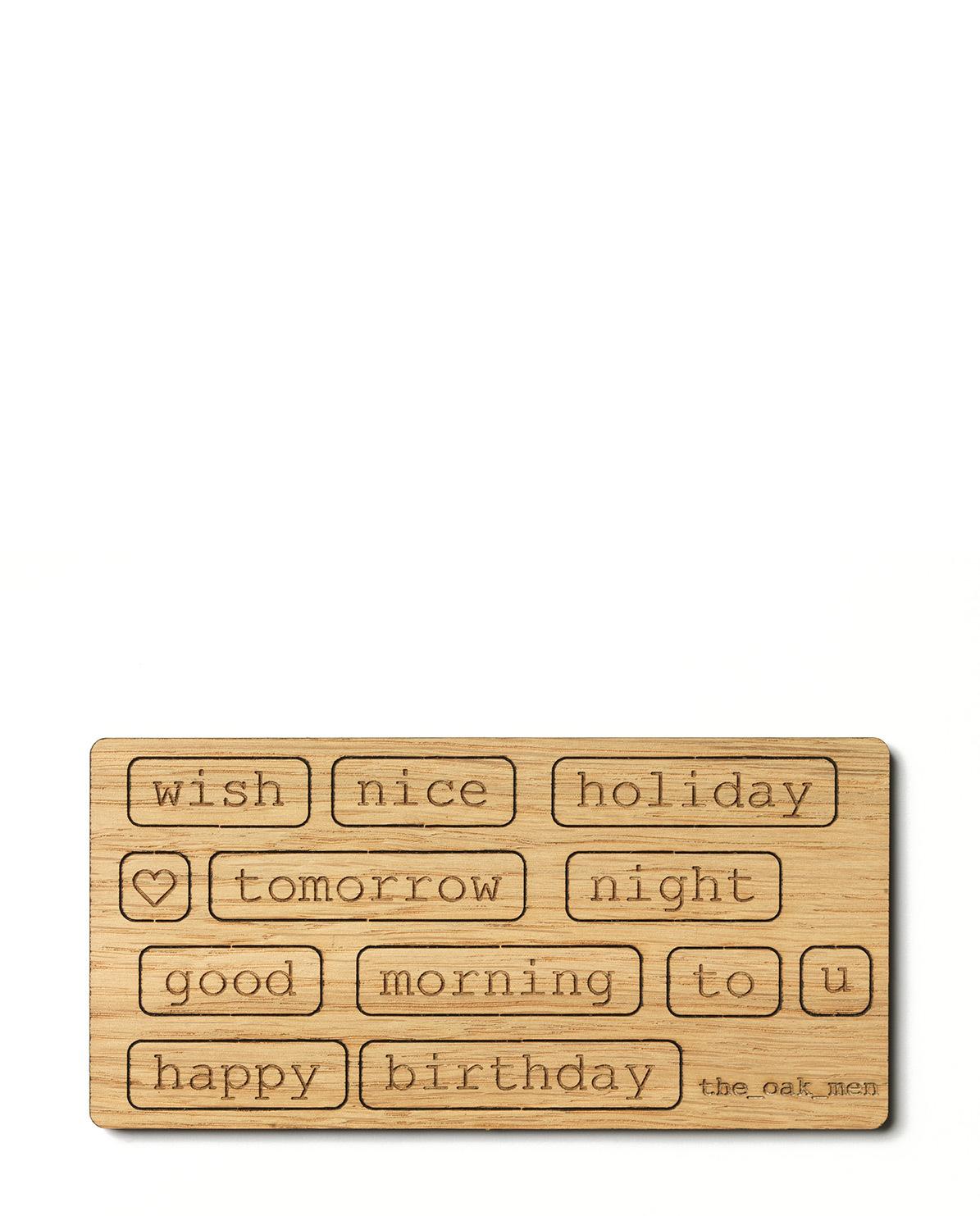 Magnet Set Words Days One Size