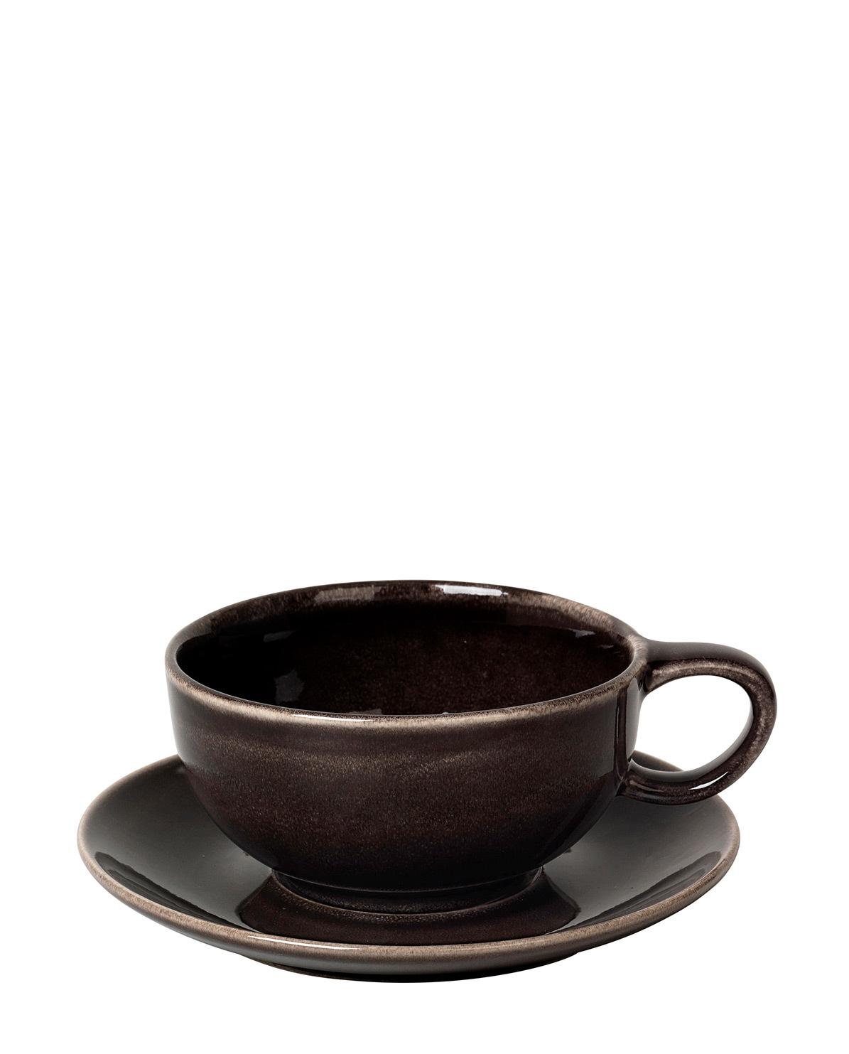 Nordic Coal Tasse & Unterteller One Size