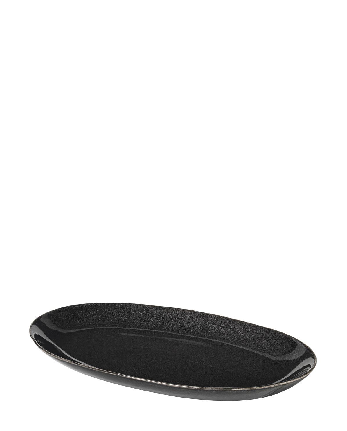 Nordic Coal Teller oval 22 cm L