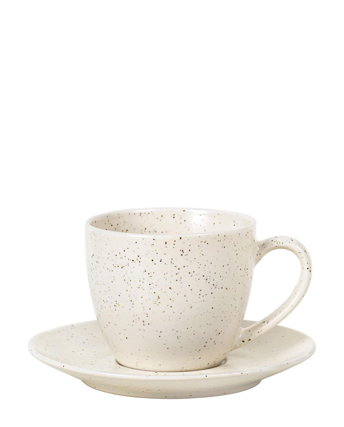 Nordic Vanilla Tasse mit Unterteller One Size