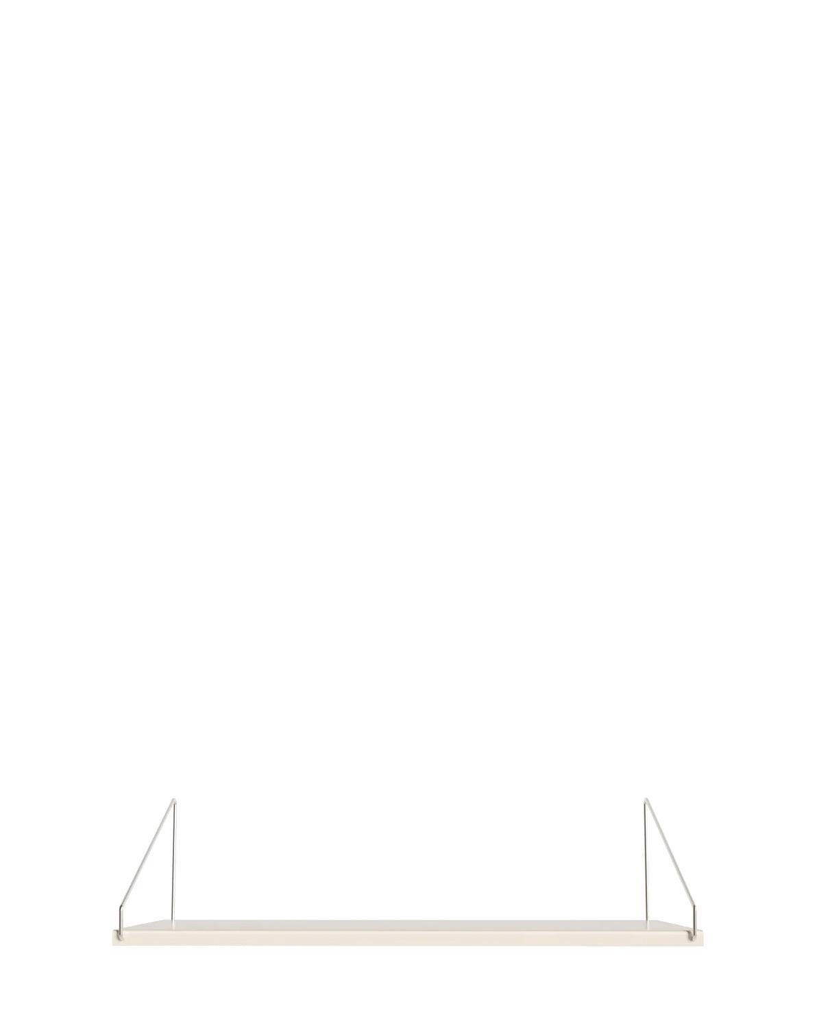 Regal Library Shelf warm white steel 20 x 60 cm