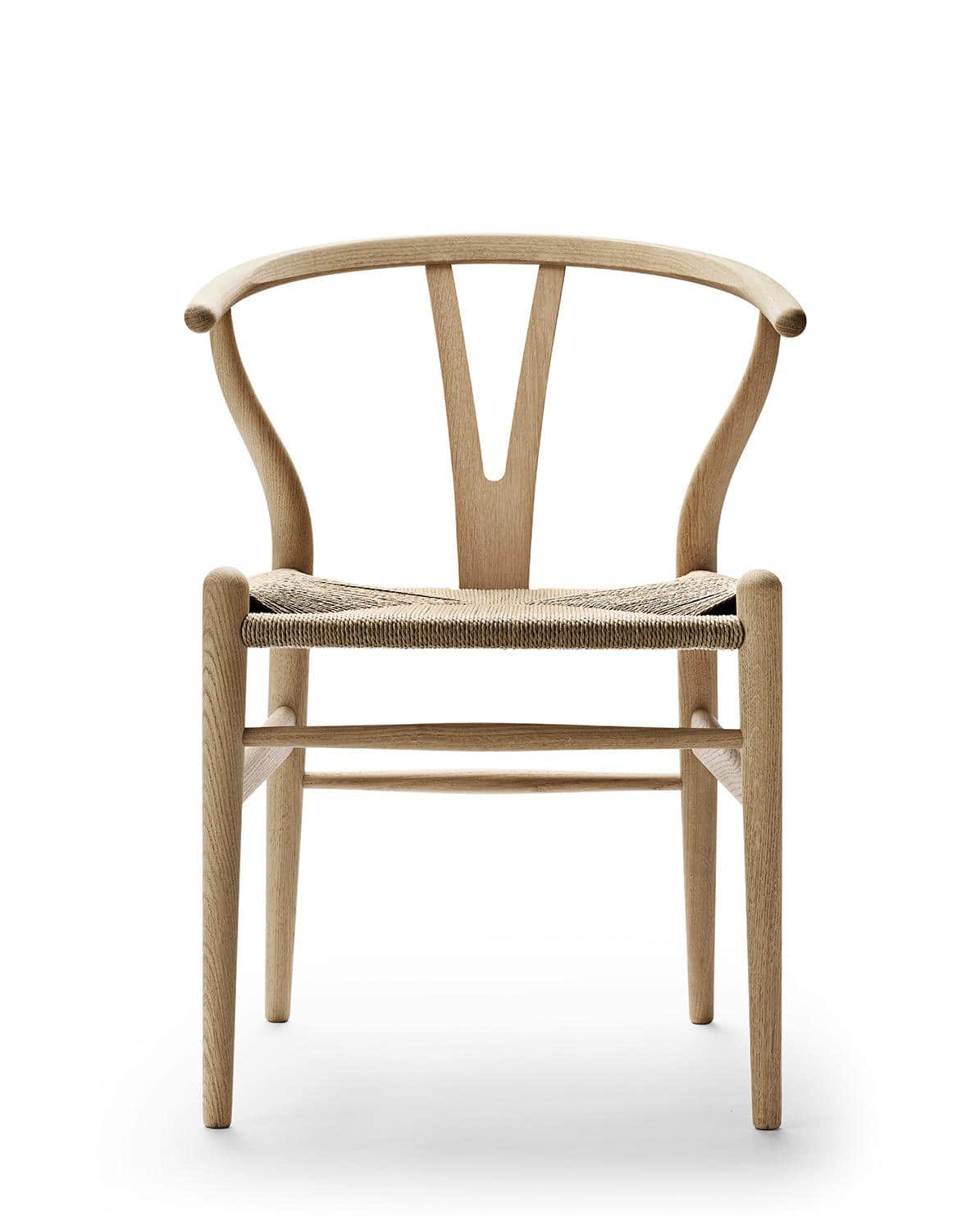Stuhl CH24 Wishbone Chair geseift One Size