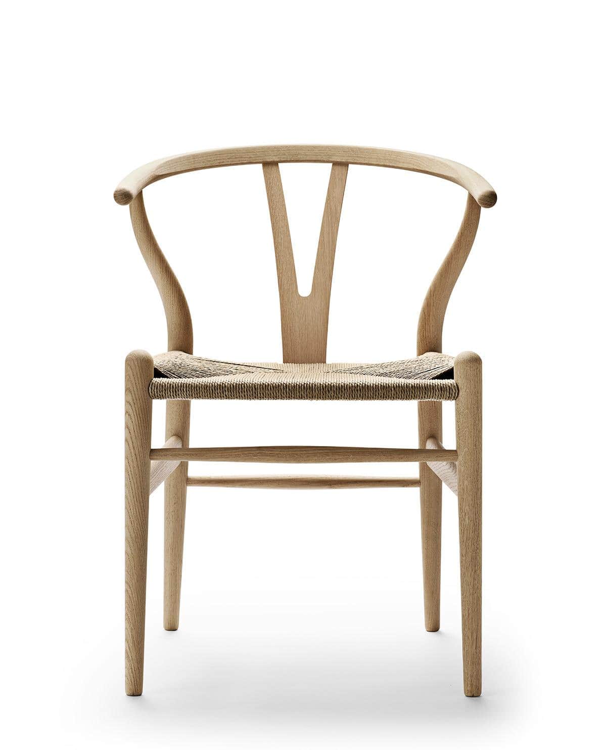 Stuhl CH24 Wishbone Chair geseift One Size