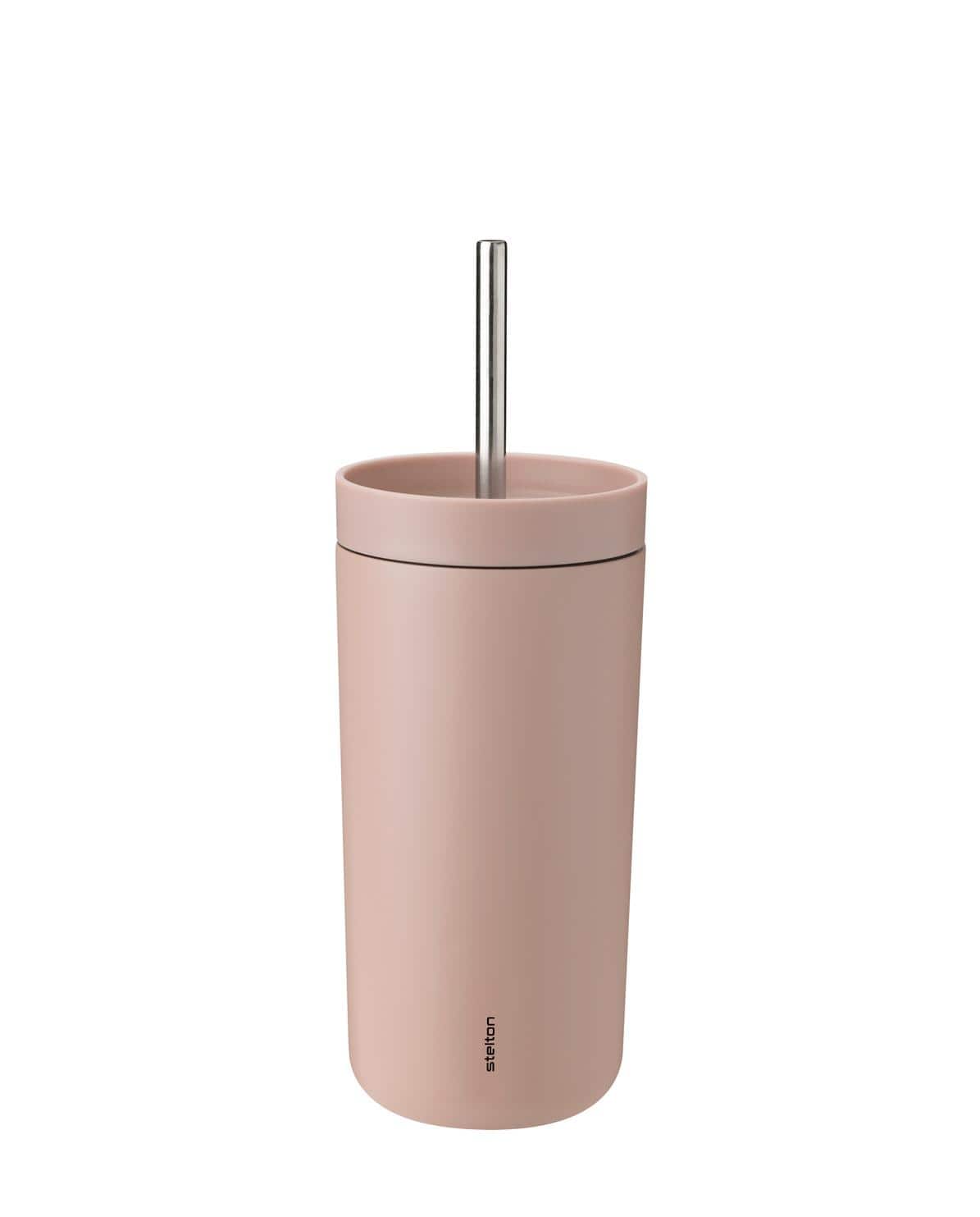 To Go Sip Thermobecher mit Trinkhalm One Size