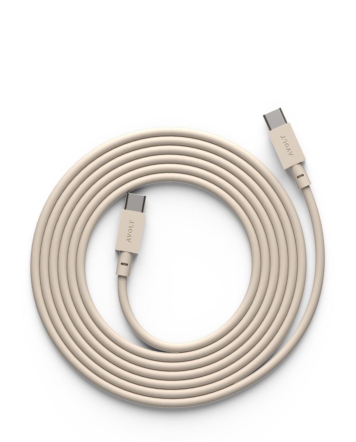 USB-C Kabel Cabel 1 zu USB-C beige von Avolt kaufen
