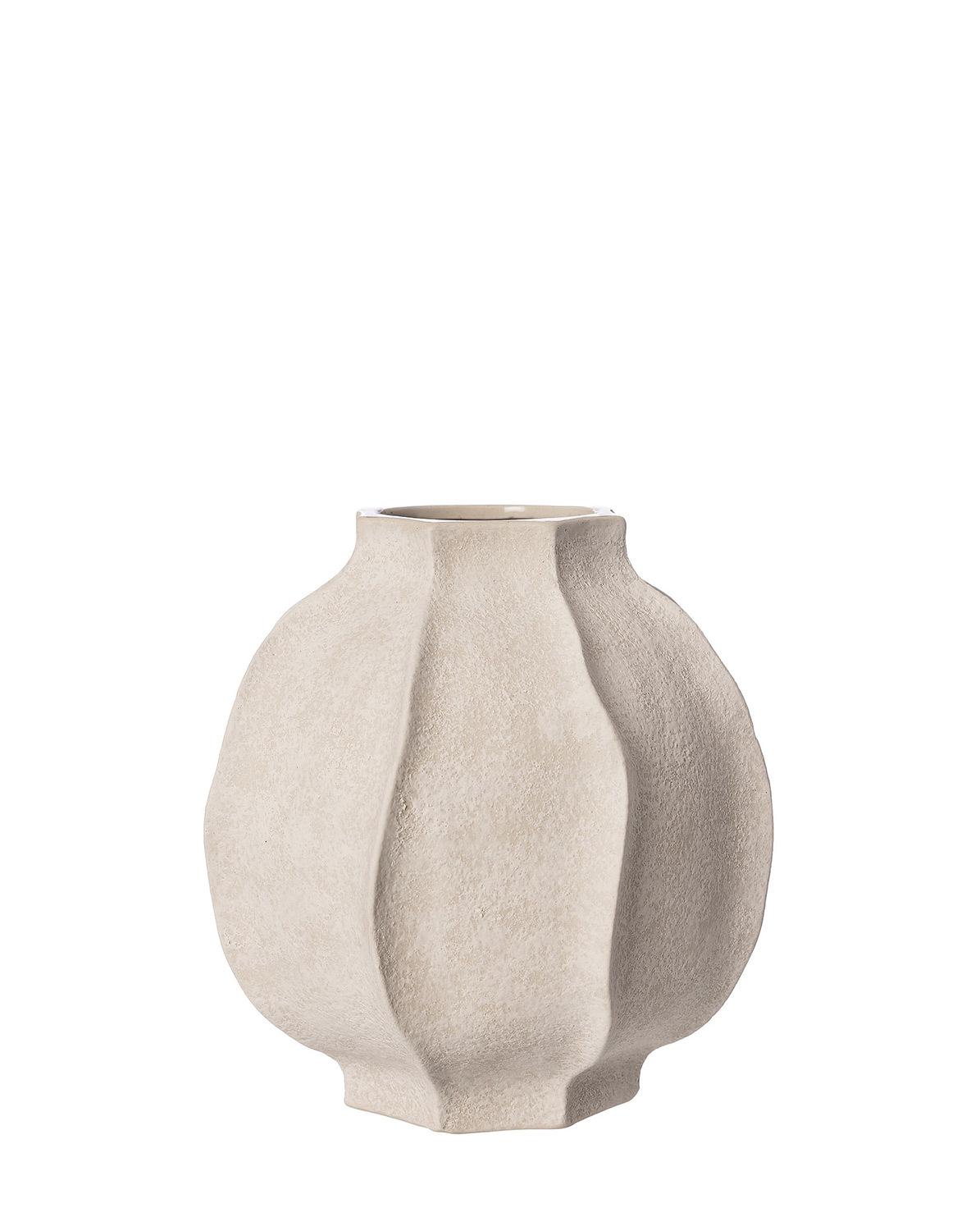 Vase Stoneware naturwhite 10 cm H