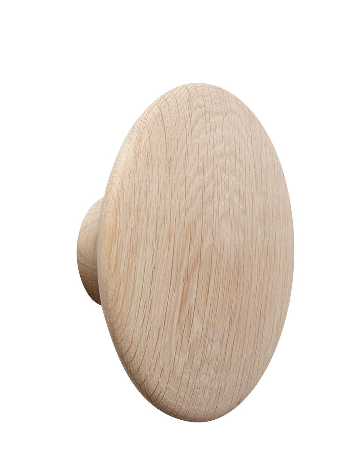 Wandhaken Dots Wood ⌀ 17 cm
