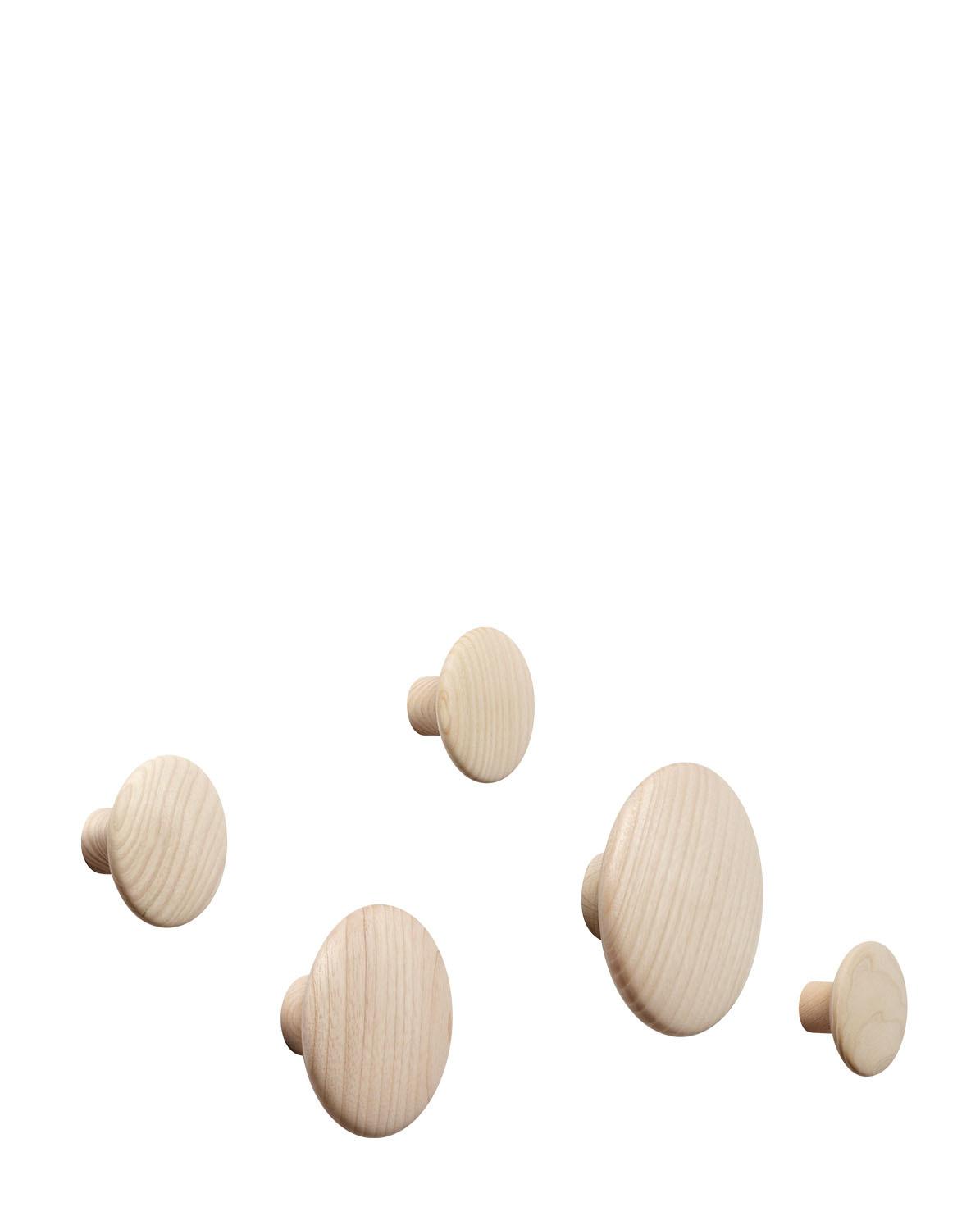 Wandhaken Dots Wood Set One Size