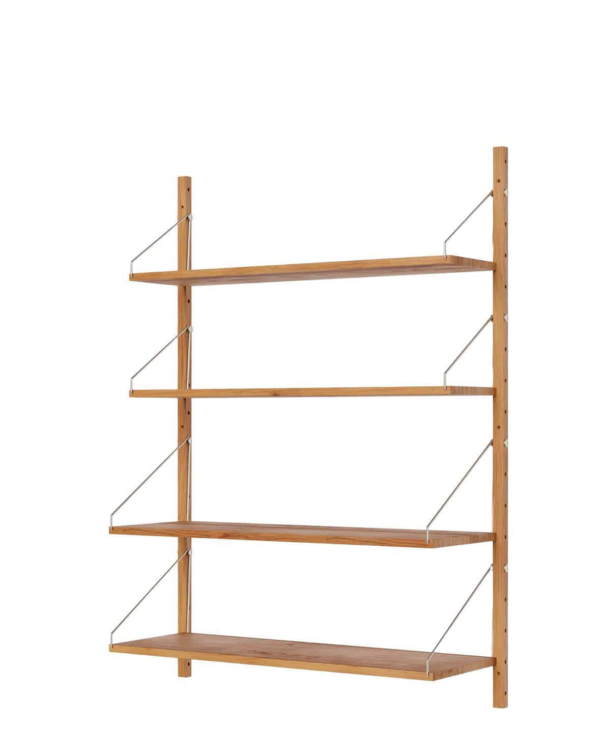 Wandregal Shelf Library Single Section 114x80 cm