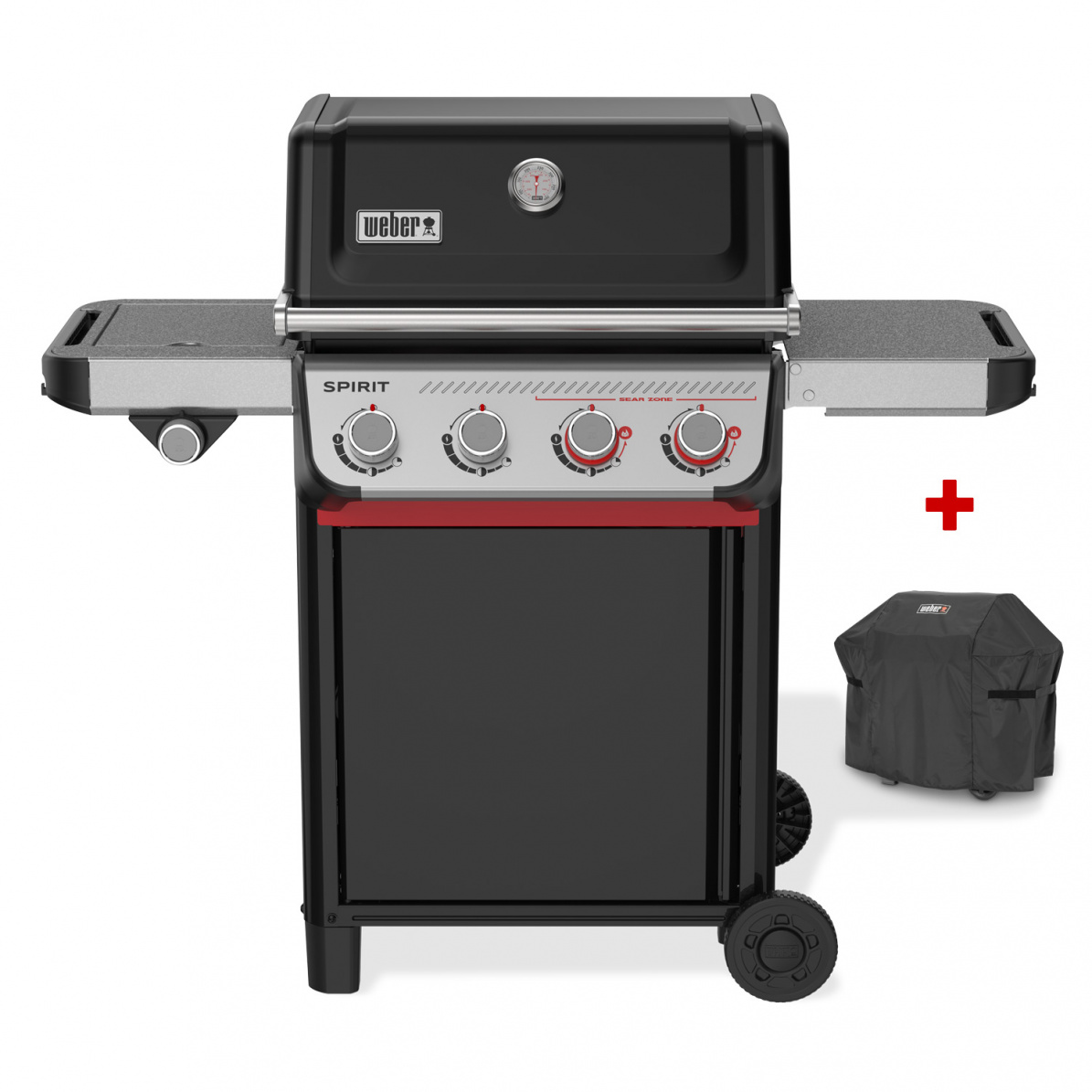 Weber Gasgrill SPIRIT E-435, Black, inklusive Abdeckhaube (2026)