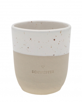 Eulenschnitt Becher Schwester