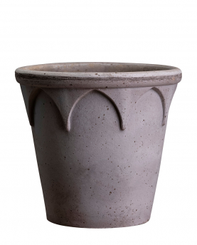 Bergs Potter Blumentopf The Elisabeth Raw Pot inkl. Untersetzer