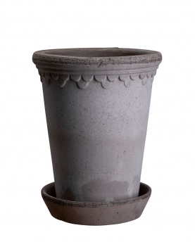 Bergs Potter Blumentopf The Københavner Raw Pot inkl. Untersetzer