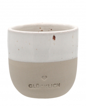 Eulenschnitt Espresso Becher Glücklich