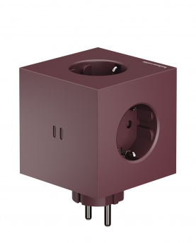Avolt Mehrfachstecker Square 2 USB-C Limited Edition Bauhaus-Archiv