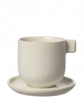 ERNST Tasse mit Unterteller Stoneware