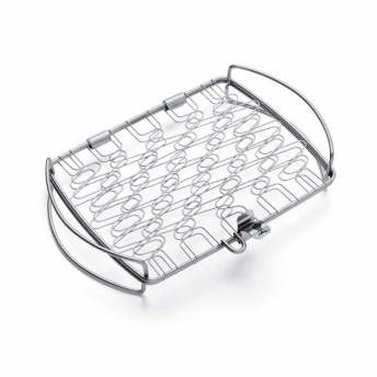 Weber Fisch und Gemüsehalter klein, Edelstahl