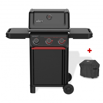 Weber Gasgrill SPIRIT E-325, Stealth Edition (2026), inklusive Abdeckhaube