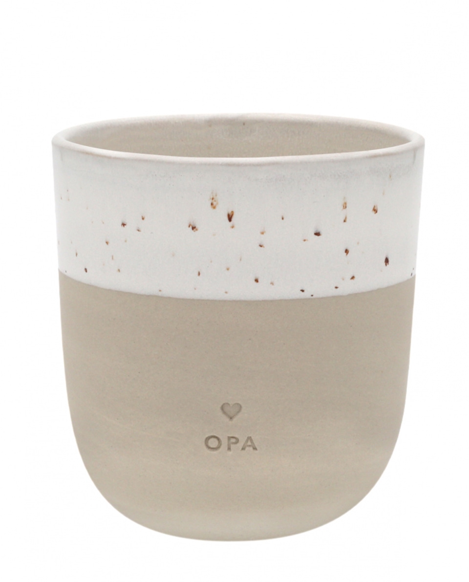 Eulenschnitt Becher Opa