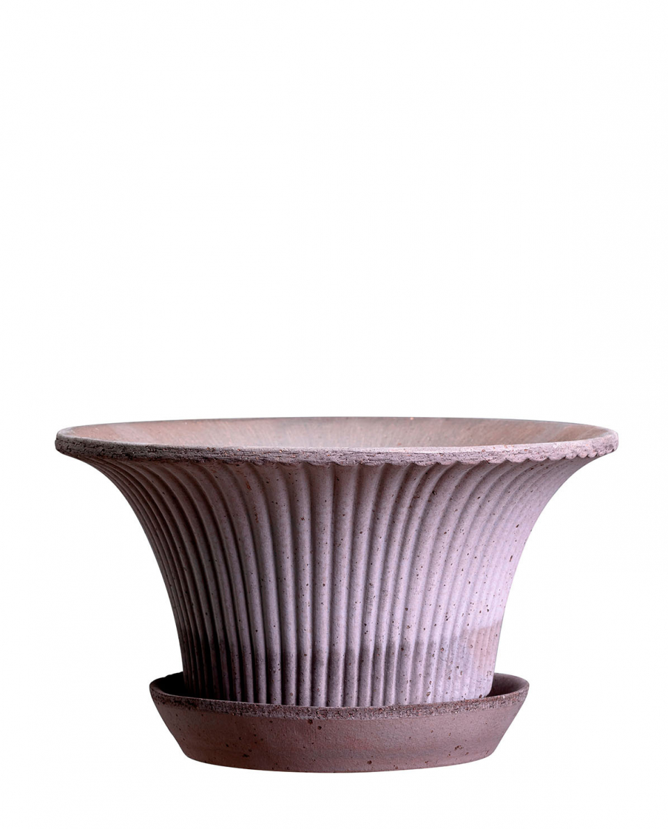 Bergs Potter Blumentopf Daisy Raw Pot inkl. Untersetzer