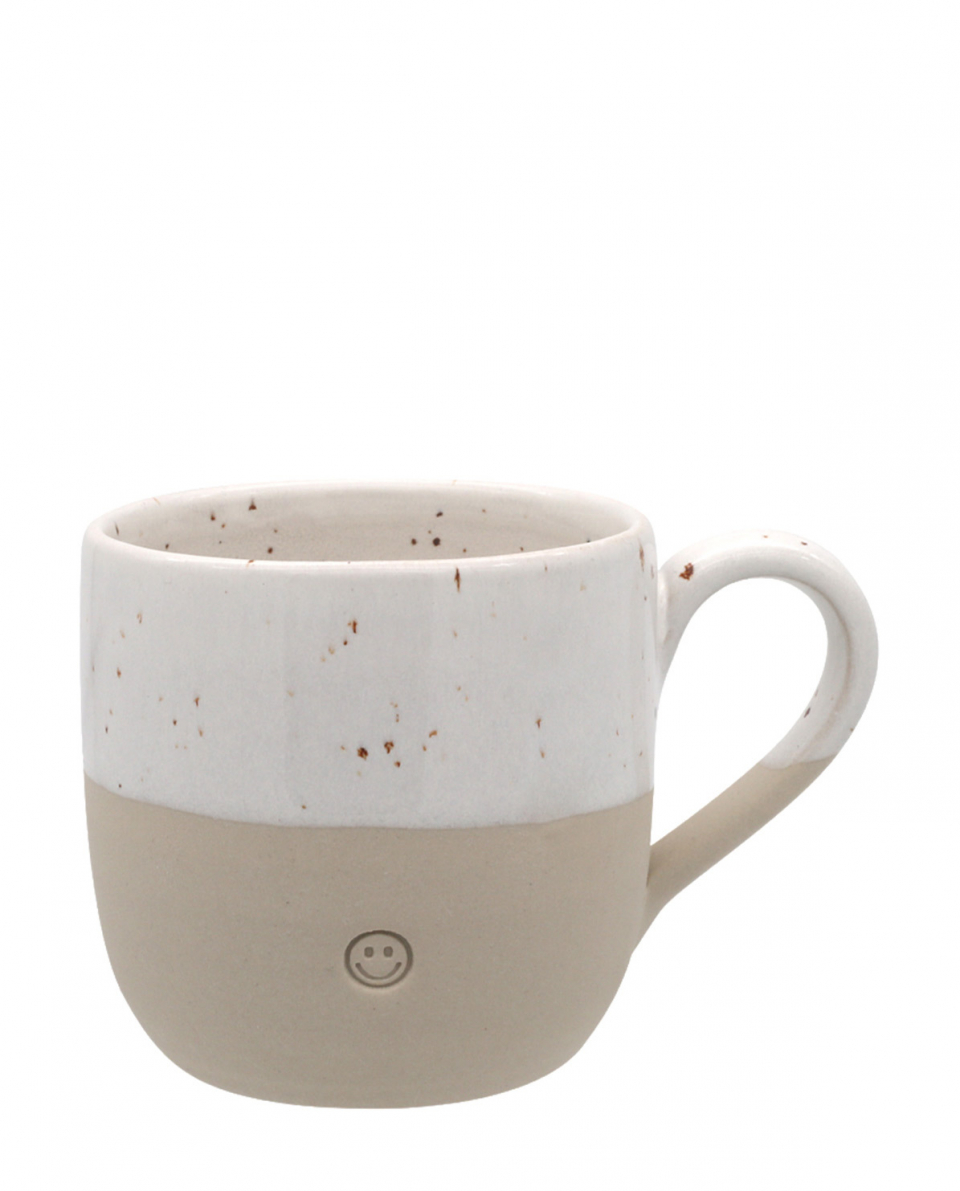 Eulenschnitt Cappuccino Tasse Smiley