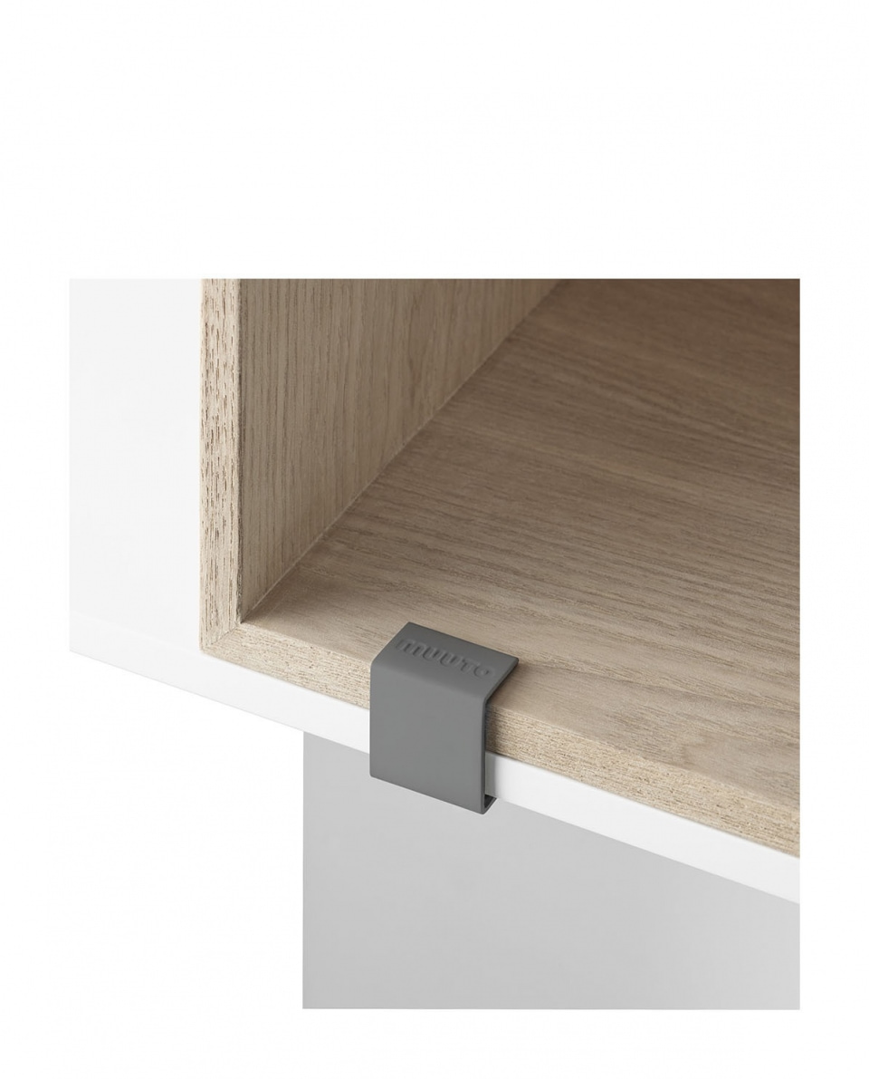 Muuto Clip Set für Wandregal Mini Stacked