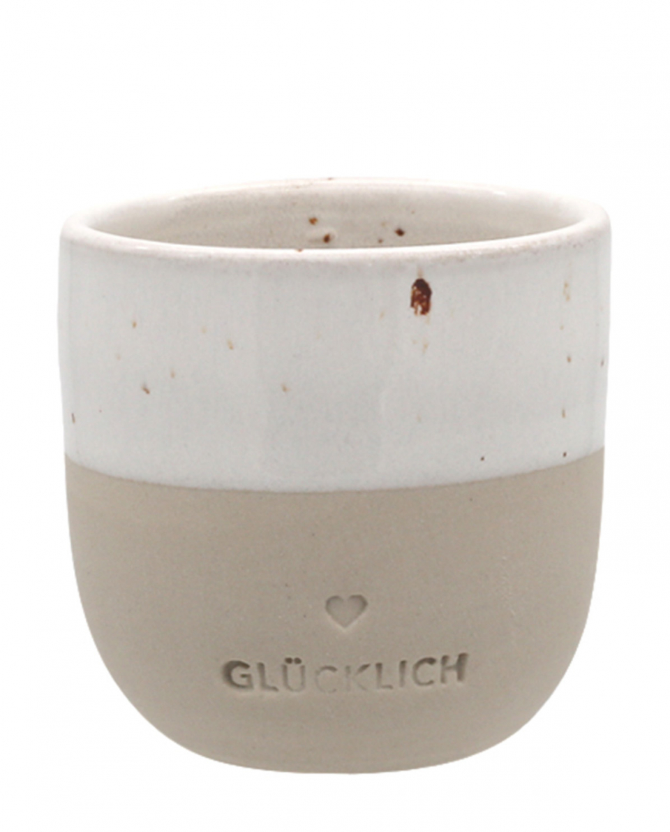 Eulenschnitt Espresso Becher Glücklich