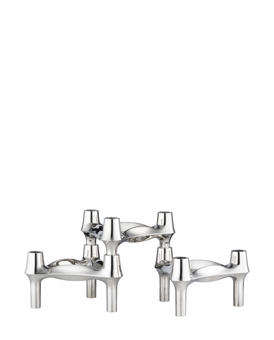 STOFF Nagel Kerzenhalter Set BMF chrome
