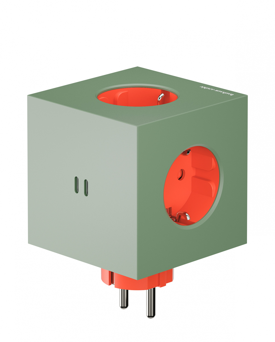 Avolt Mehrfachstecker Square 2 USB-C Limited Edition Bauhaus-Archiv