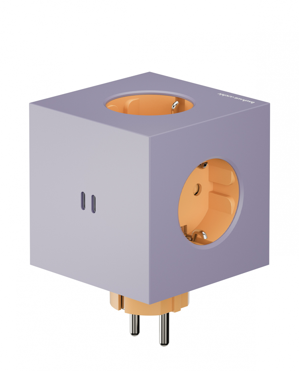 Avolt Mehrfachstecker Square 2 USB-C Limited Edition Bauhaus-Archiv