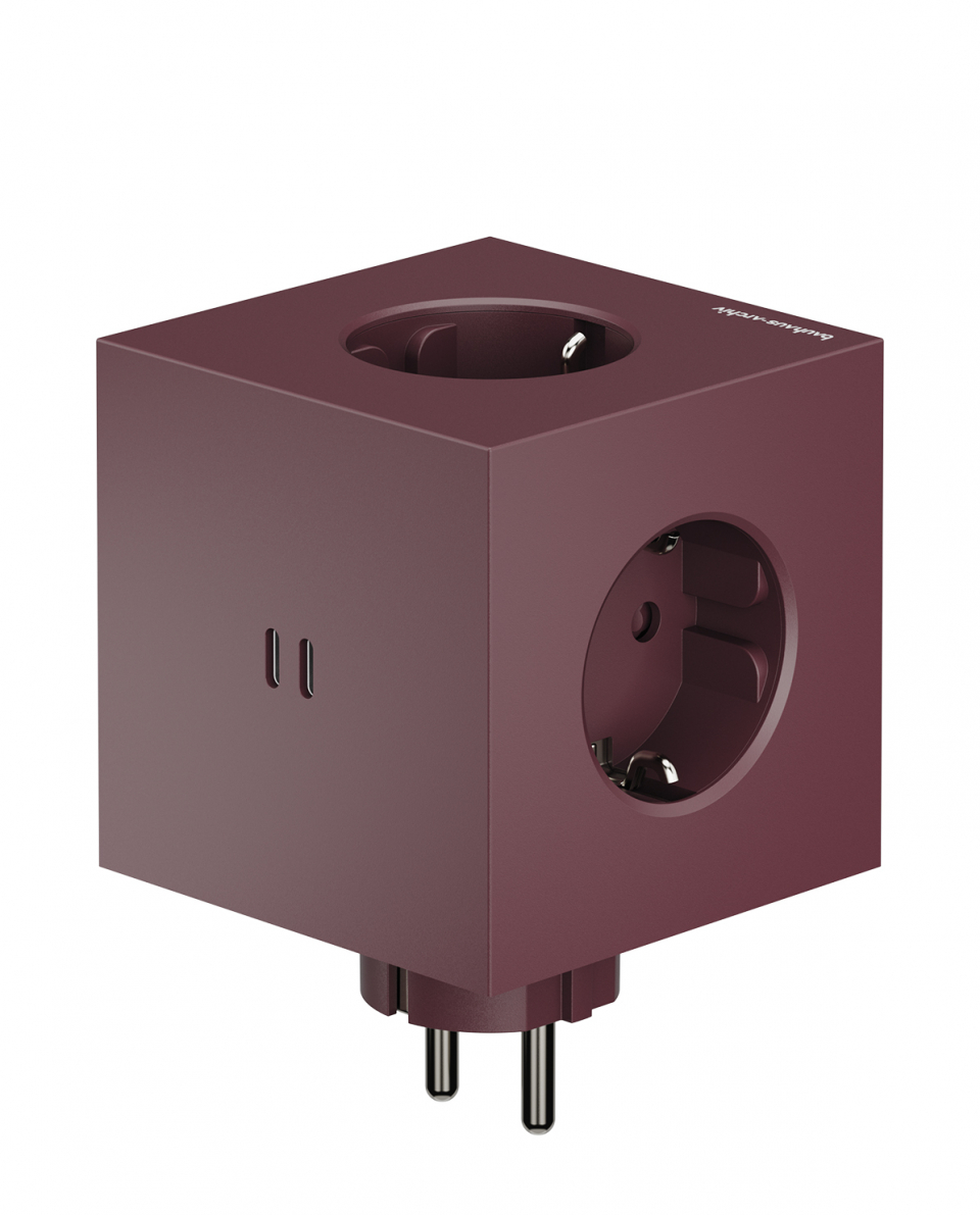 Avolt Mehrfachstecker Square 2 USB-C Limited Edition Bauhaus-Archiv