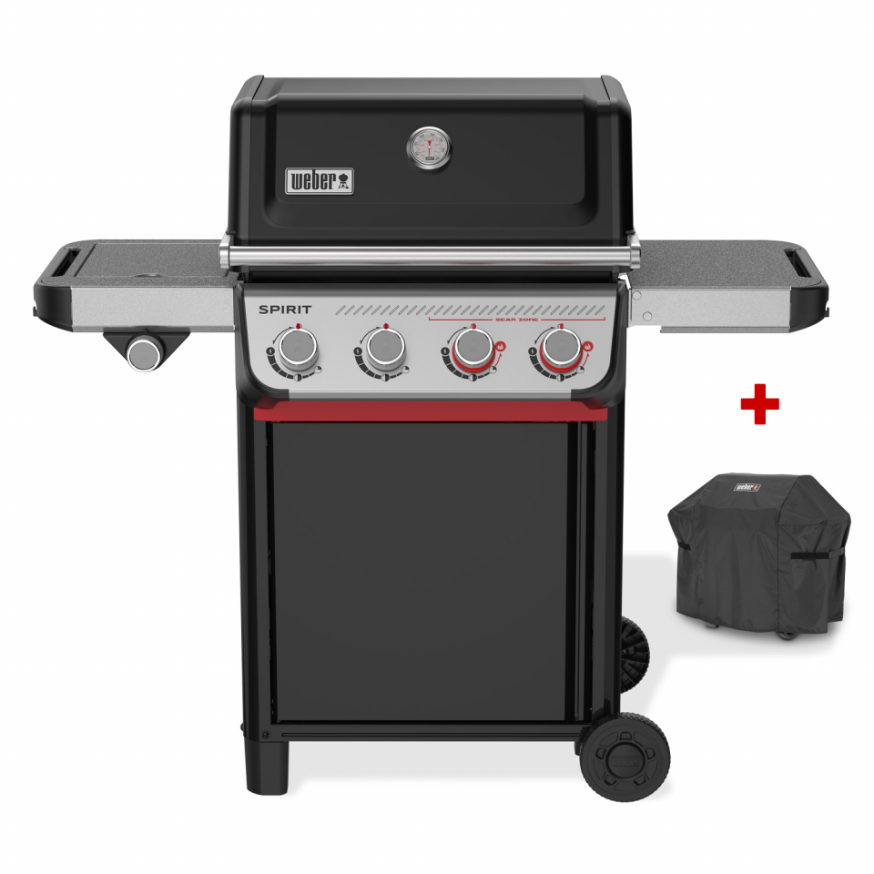 Weber Gasgrill SPIRIT E-435, Black, inklusive Abdeckhaube (2026)