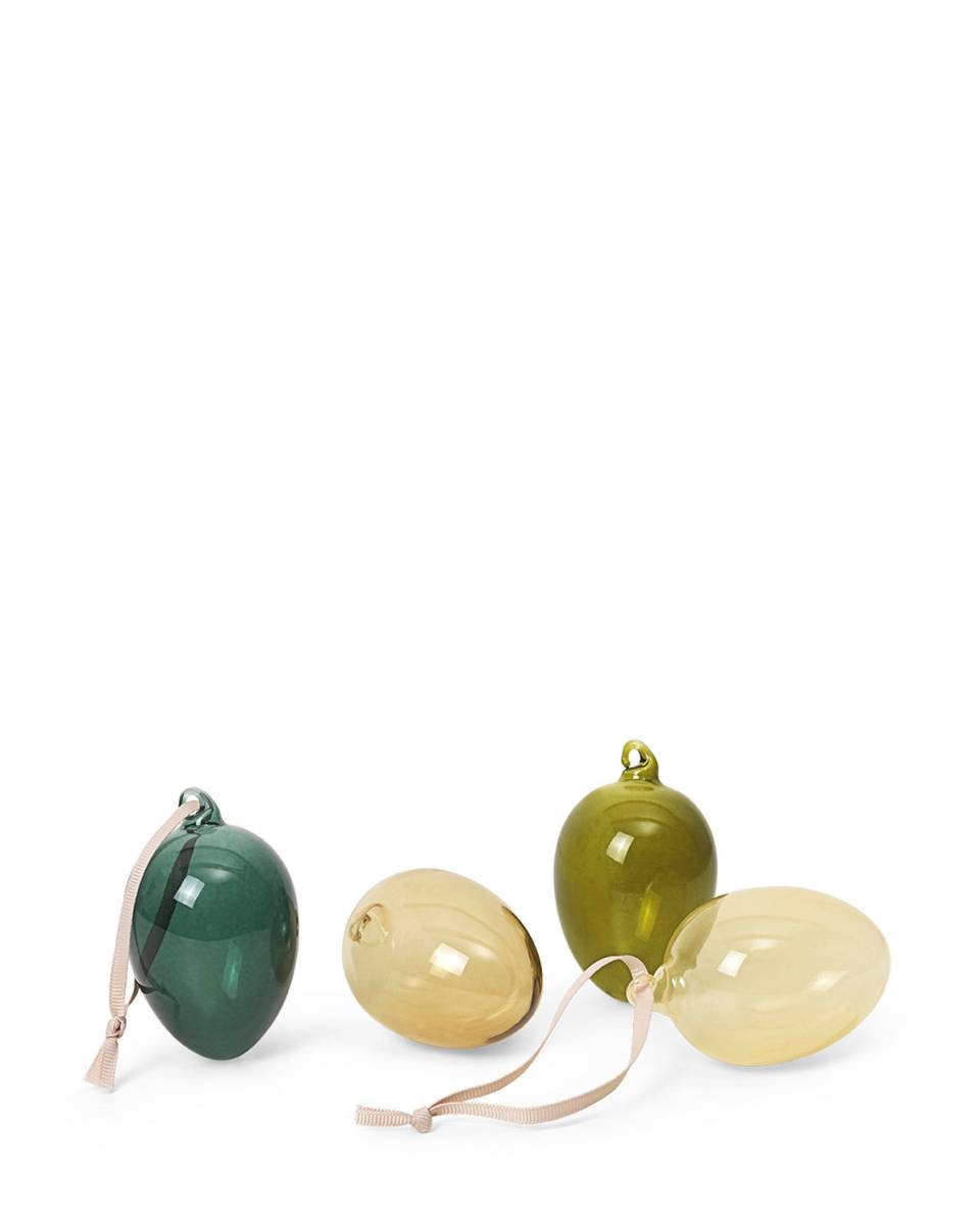 Anhänger Osterei Set Glass 