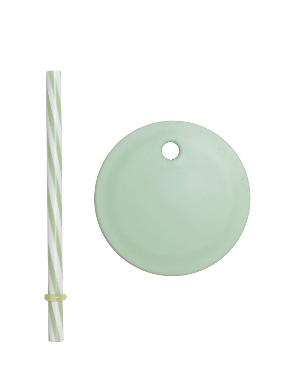 Deckel mit Trinkhalm für Trinkglas & Becher Kids Eco 