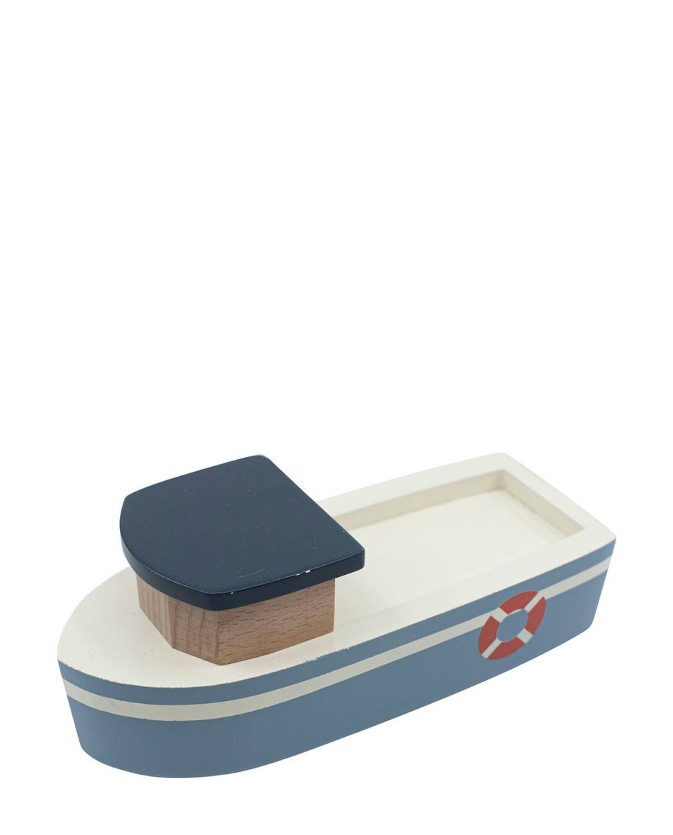 Fischerboot mit Rollen 