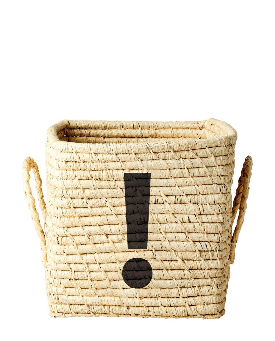 Korb Raffia Ausrufezeichen One Size