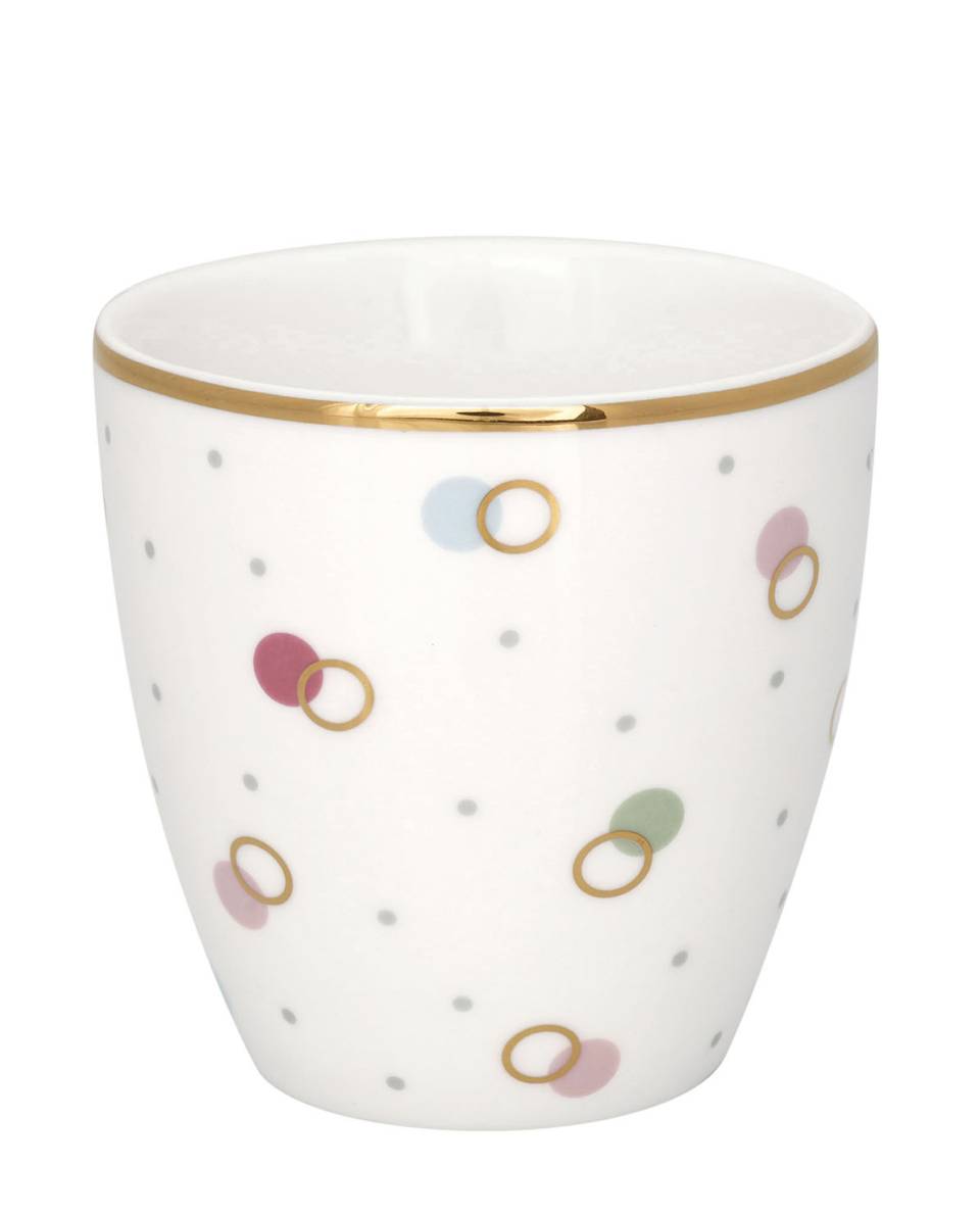 Kylie white Latte Cup mini One Size