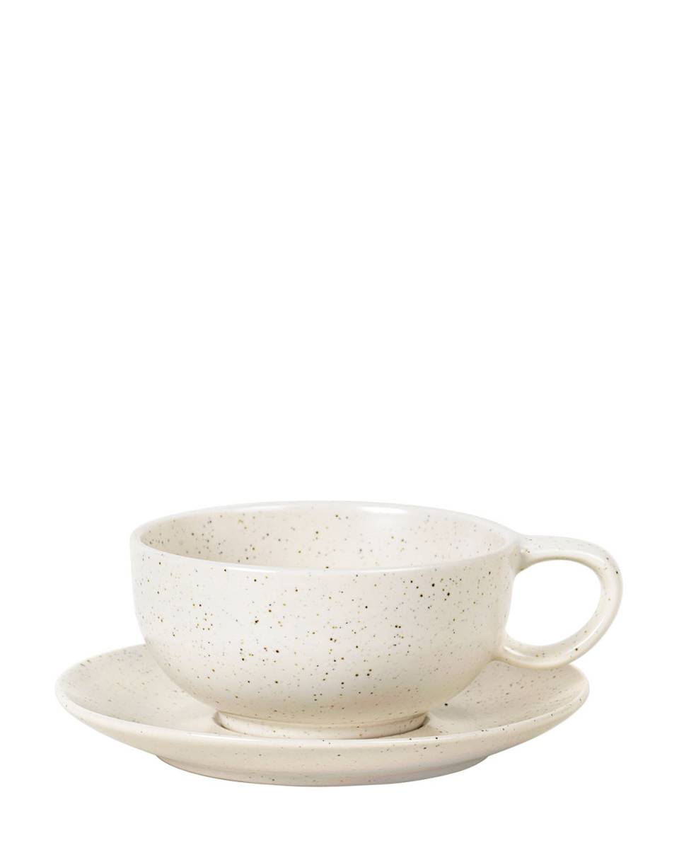 Nordic Vanilla Tasse mit Untertasse large 