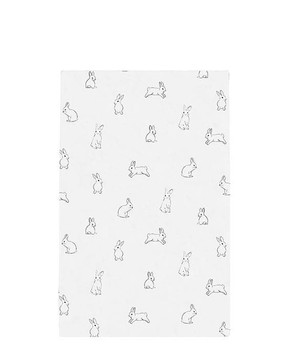 Stoffserviette Set Leinen Kaninchen 