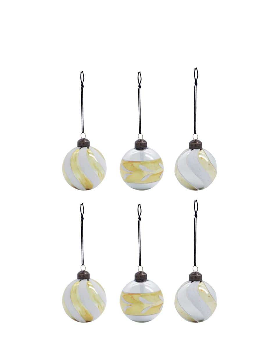 Anhänger Set Kugel Ornament Glowi 