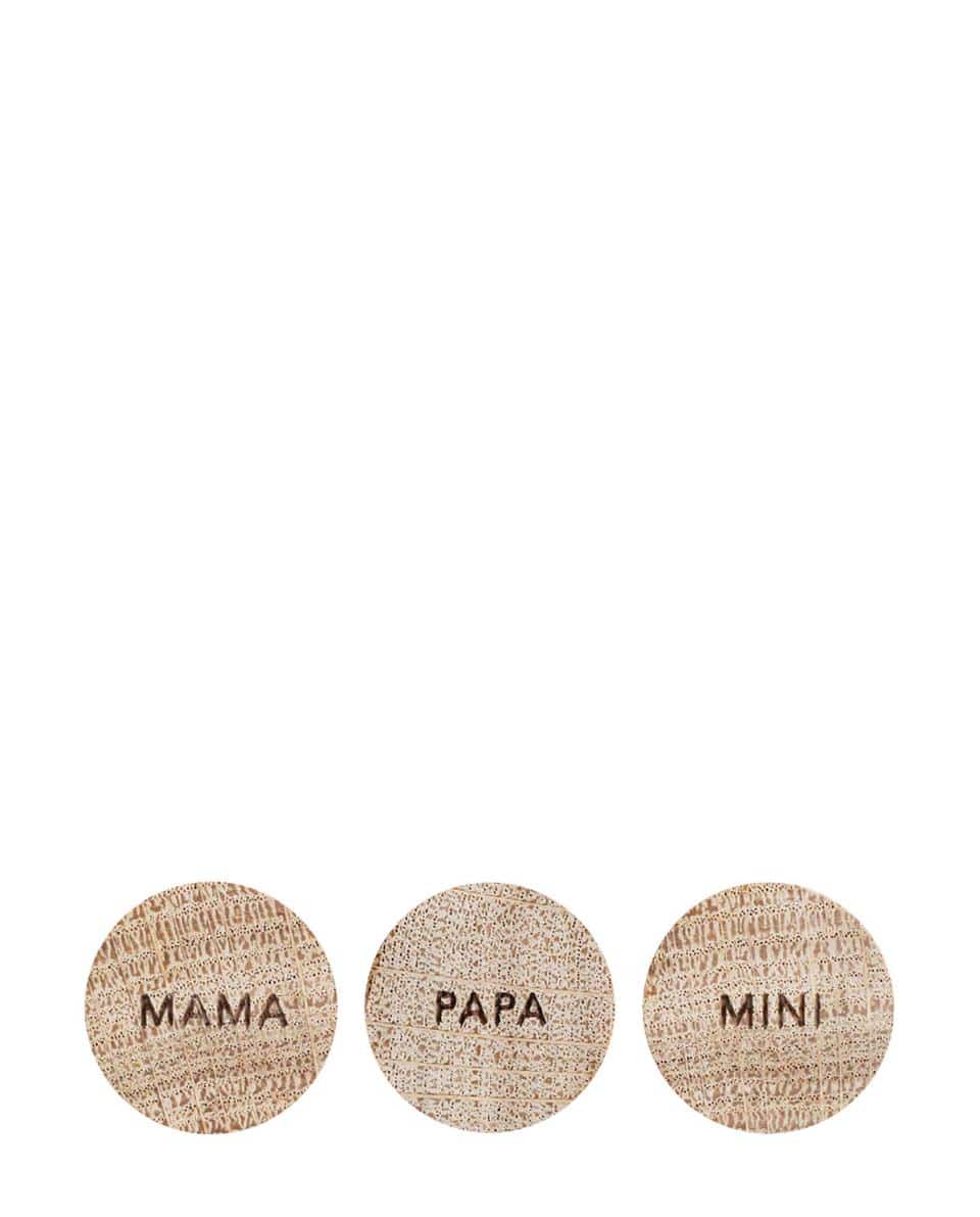 Holzmagnet Set Familie 